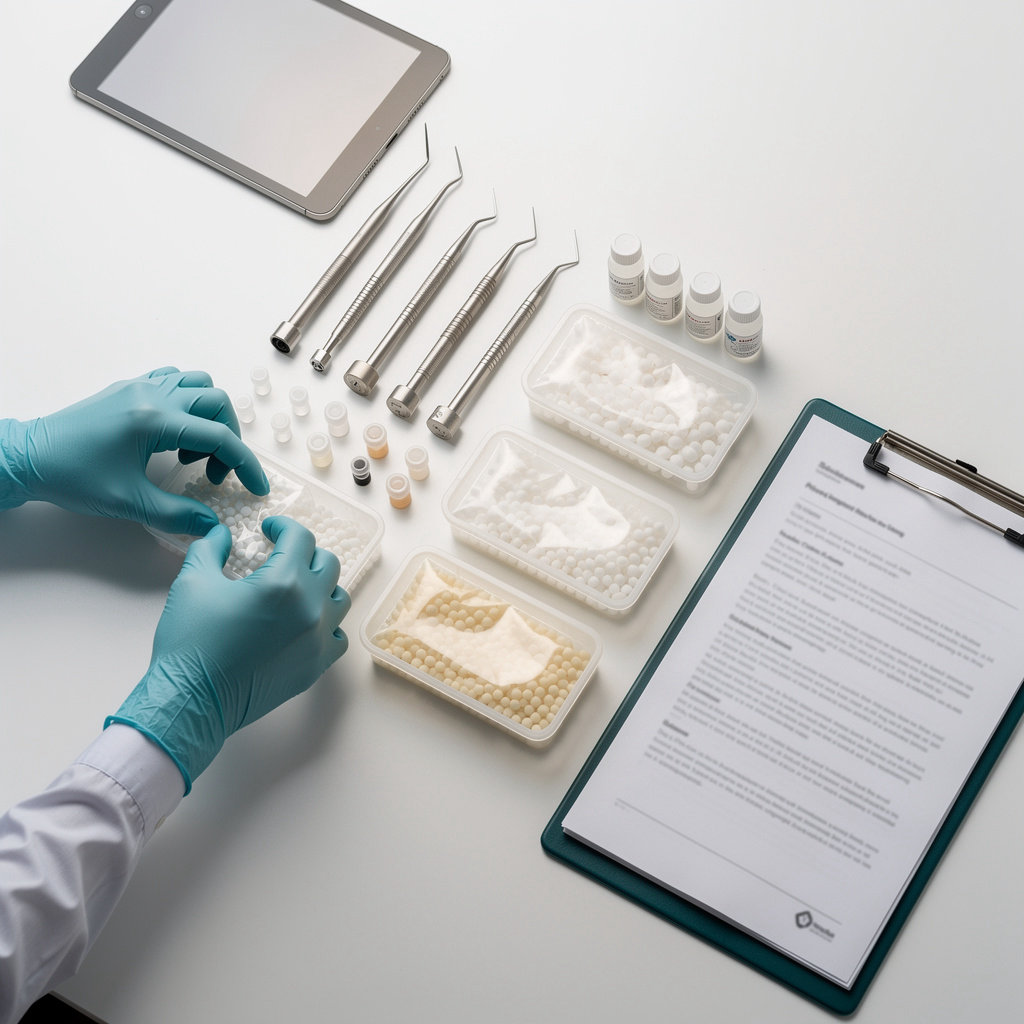 Q Biotec Medical professional team providing expert dental biomaterials distribution services in Qatar